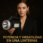 PowerBeam Pro – Linterna Carga Solar y USB